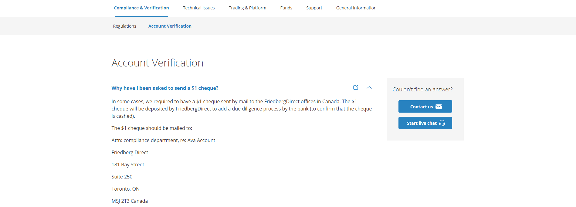 Friedberg Direct Review bank verification